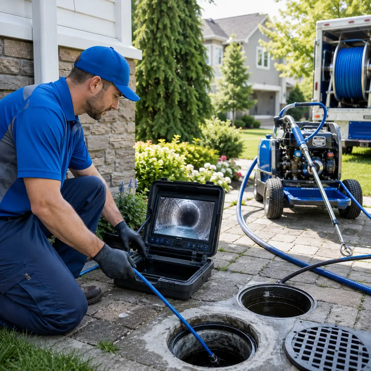 Outdoor drain cleaning professionals serving Hoople, ND
